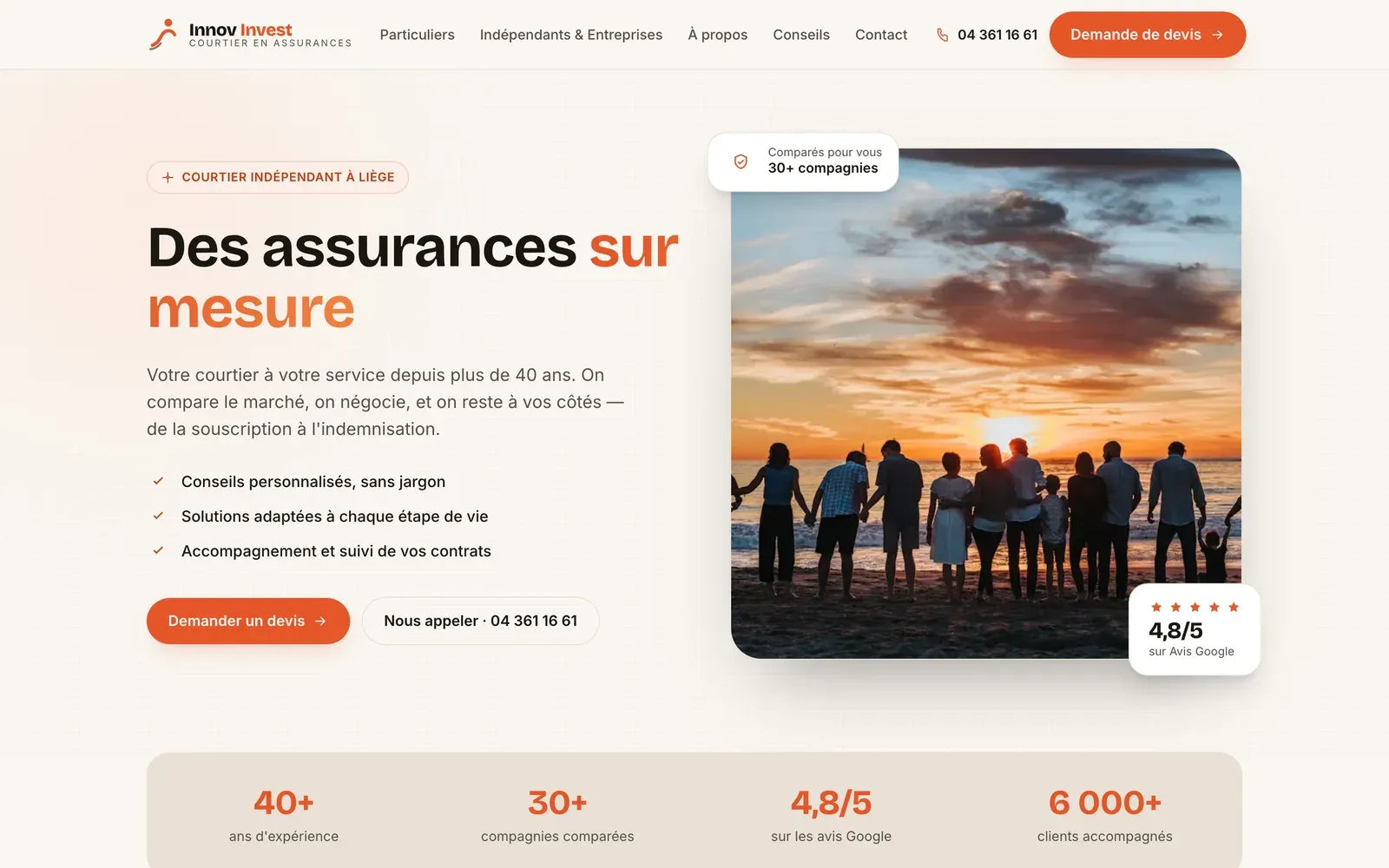 Capture de Innov Invest